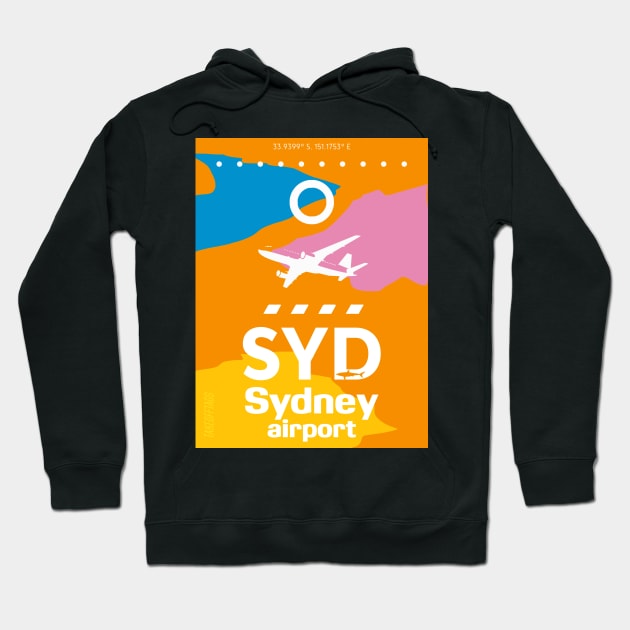 Sydney airport code Hoodie by Woohoo